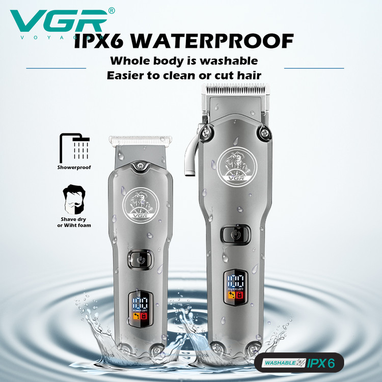 ماشین اصلاح دوتایی VGR | ضدآب بر اساس استاندارد IPX6