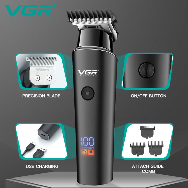 تصویر خط زن VGR مدل V-937 با کابل شارژ USB