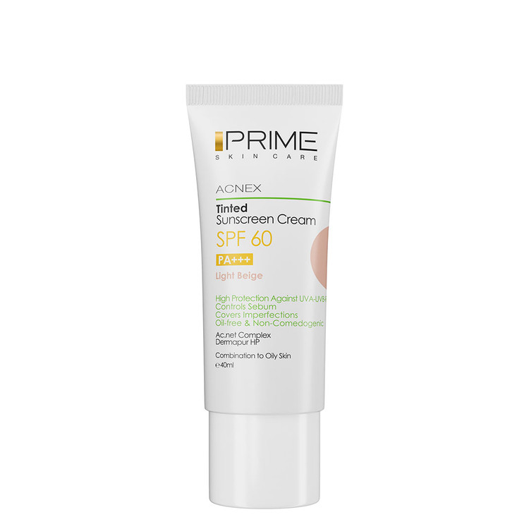 کرم ضدآفتاب رنگی پرایمSPF60
