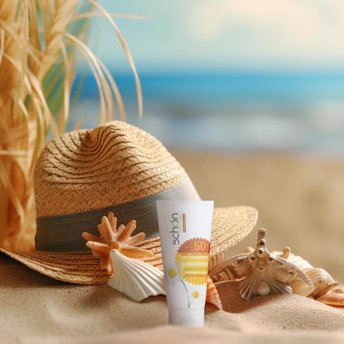 ضدآفتاب شون رنگی SPF50 مناسب پوست نرمال تا خشک