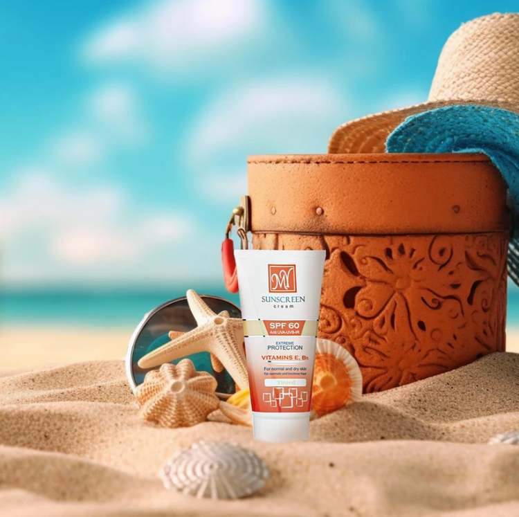 کرم ضدآفتاب رنگی SPF 60 مای با محافظت در برابر اشعه مادون قرمز و UV